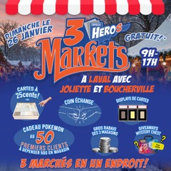 Topdeck Heros 3 MARKETS - 2e édition - Dimanche le 26 Janvier 9h à 17h